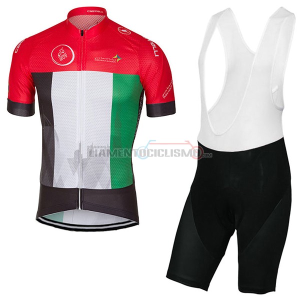 Abbigliamento Ciclismo Dubai Tour 2017 rosso